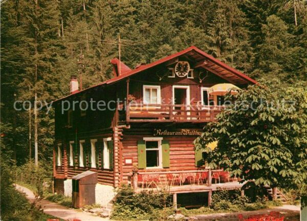 Walsertal Kleinwalsertal Gaststätte Cafe Waldhaus
