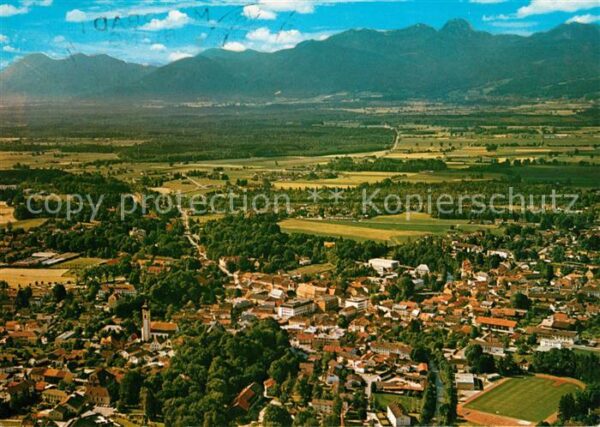 Bad Aibling Fliegeraufnahme Wendelstein