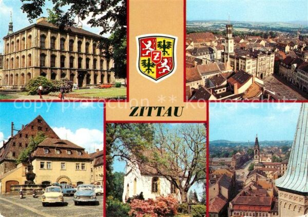 Zittau Rathaus Samariterinnenbrunnen Frauenkir