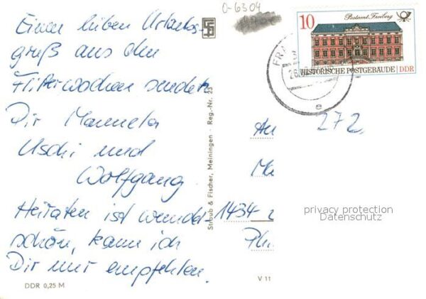 Frauenwald Thueringen Bahnhofsgaststätte FDGB Heim Raymonde D – Bild 2