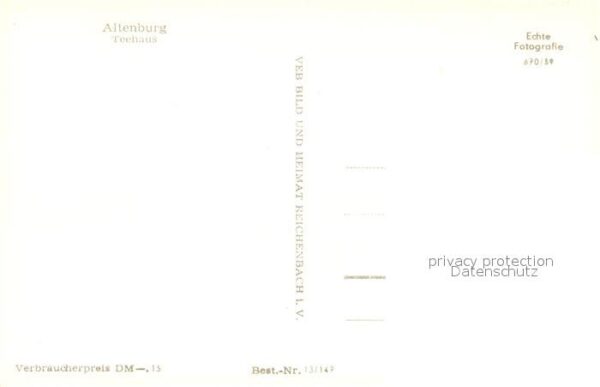 Altenburg Thueringen Teehaus – Bild 2