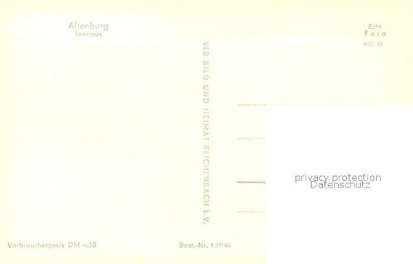 Altenburg Thueringen Teehaus – Bild 2