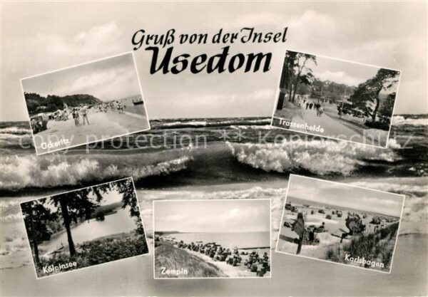Usedom Ückeritz Trassenheide Karlshagen Kölpin