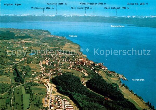 Meersburg Bodensee Fliegeraufnahme