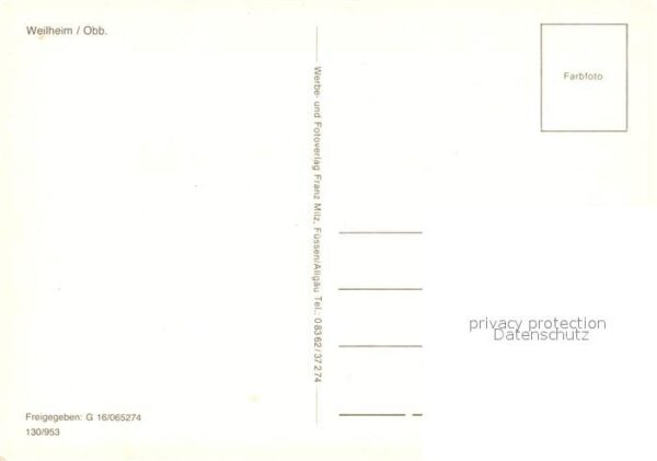 Weilheim Oberbayern Fliegeraufnahme – Bild 2