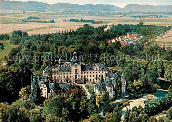 Bueckeburg Schloss Wesergebirge Fliegeraufnahme