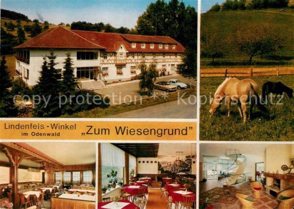 Lindenfels Odenwald Winkel Restaurant Cafe Pension Zum Wies