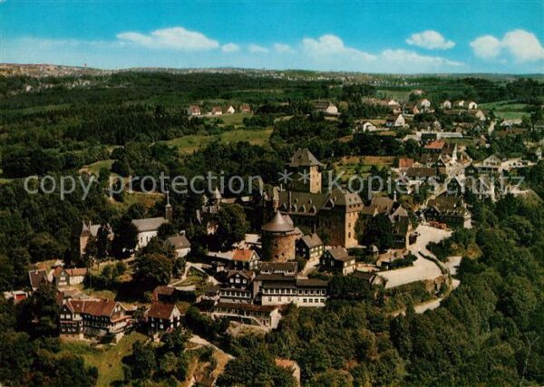 Burg Wupper Fliegeraufnahme Schloss