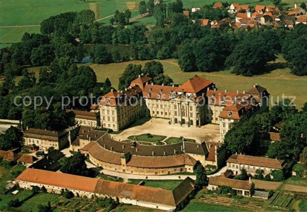 Pommersfelden Fliegeraufnahme Schloss Weißenstein