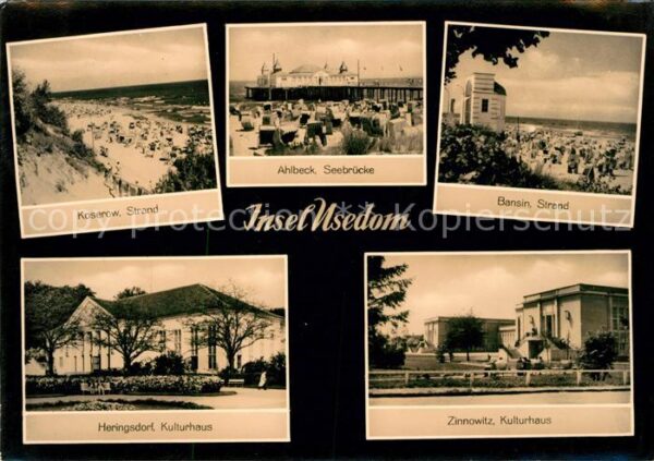 Insel Usedom Koserow Bansin Strand Ahlbeck Seebrücke