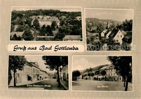 Bad Gottleuba-Berggiesshuebel Kliniksanatorium Markt Ernst Thälmann S