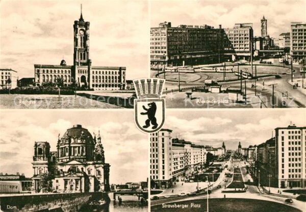 Berlin Rathaus Alexanderplatz Dom Strausberger