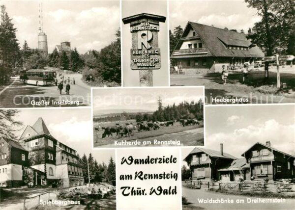 Rennsteig Großer Inselsberg Heuberghaus Spießberg