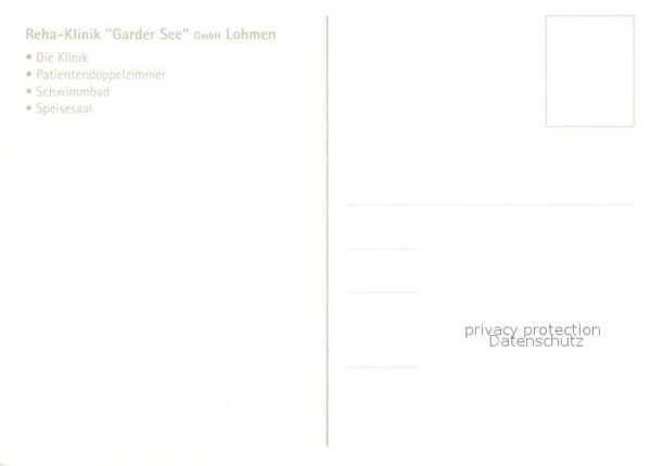Lohmen Guestrow Reha Klinik Garder See Schwimmbad Speis – Bild 2