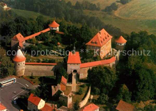 Hohenberg Eger Fliegeraufnahme Burg