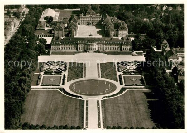 Ludwigsburg Wuerttemberg Fliegeraufnahme Schloss Schlossanlagen