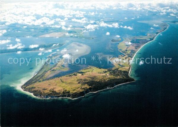 Insel Hiddensee Fliegeraufnahme