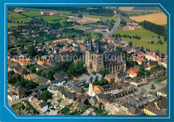 Xanten Fliegeraufnahme Kirche Theater