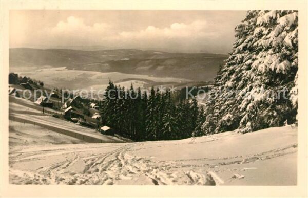Klingenthal Vogtland Blick vom Aschberg