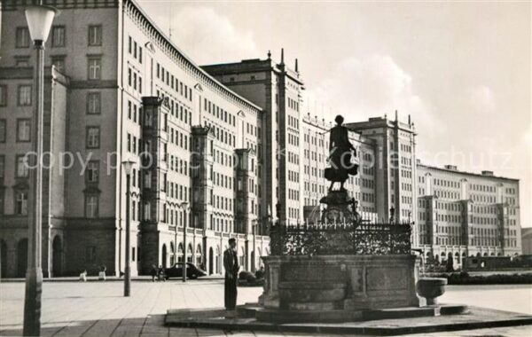 Leipzig Rossplatz mit Mägdebrunnen