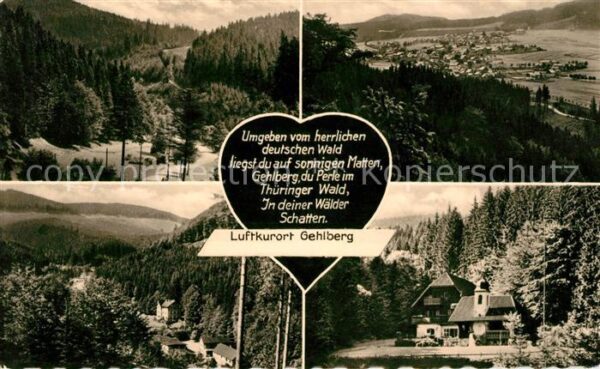 Gehlberg Teilansichten Panorama