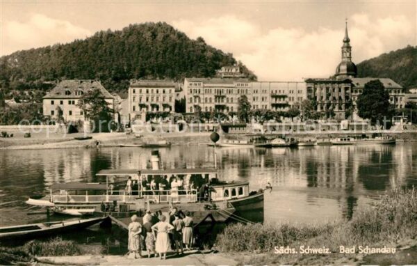 Bad Schandau Elbepartie Schiffsanlegestelle
