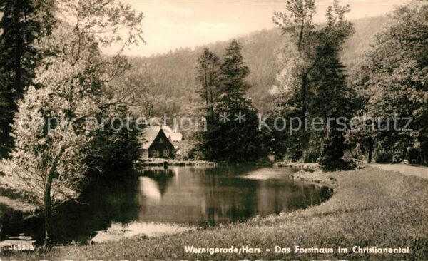 Wernigerode Harz Forsthaus im Christianental