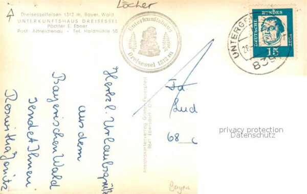 Altreichenau Hochstein Dreisessel Schwammerei Unterk – Bild 2
