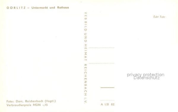 Goerlitz Sachsen Untermarkt und Rathaus – Bild 2