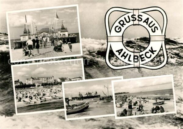 Ahlbeck Ostseebad Seebrücke Strandpartien
