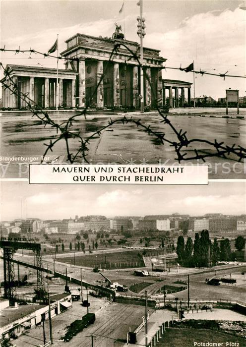 Berlin Brandenburger Tor Potsdamer Platz