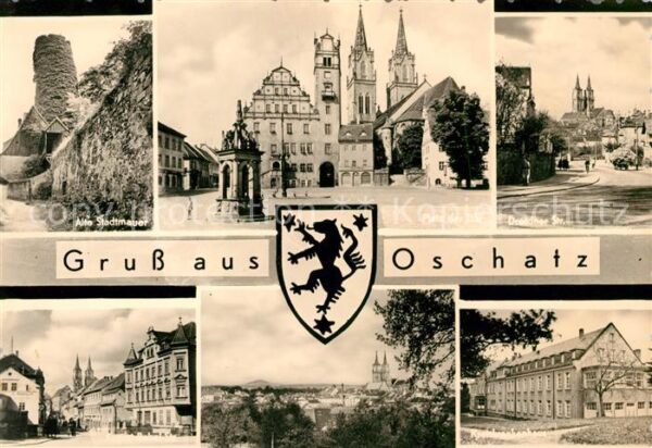 Oschatz Alte Stadtmauer Platz der DSF Dresdner