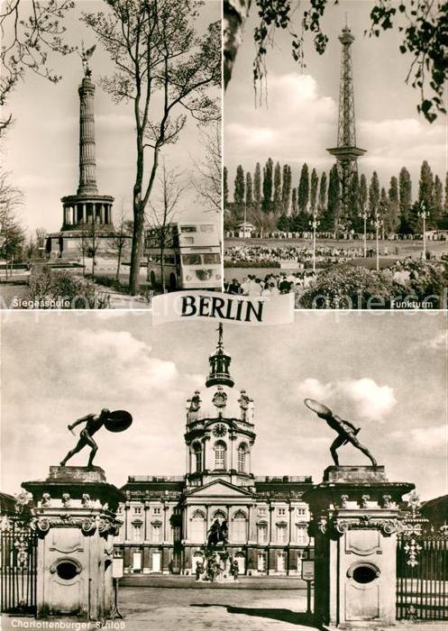 Berlin Siegessäule Funkturm Charlottenburger S
