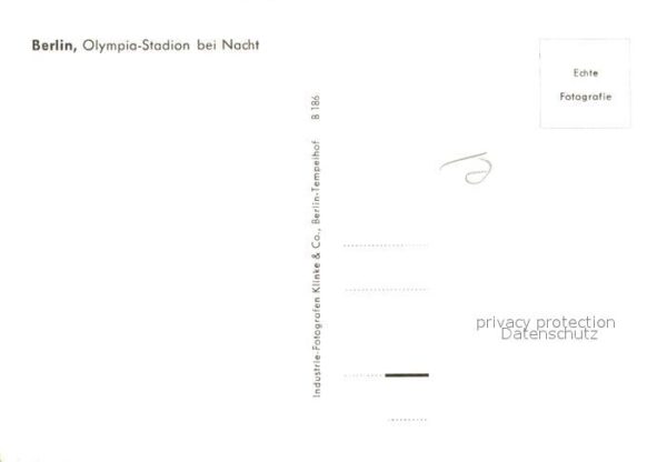 Berlin Olympia Stadion bei Nacht – Bild 2