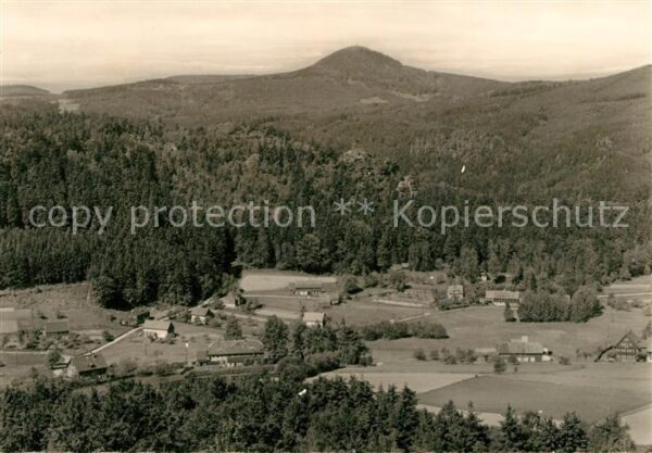 Jonsdorf Blick vom Jonsberg mit Zittauer Gebirge