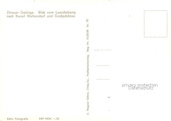 Waltersdorf Zittau mit Blick vom Lauschehang nach Grosssch – Bild 2