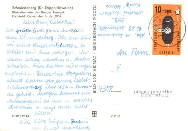 Schmiedeberg  Dippoldiswalde Friedenskapelle Treppenhaus Marthin Lut – Bild 2