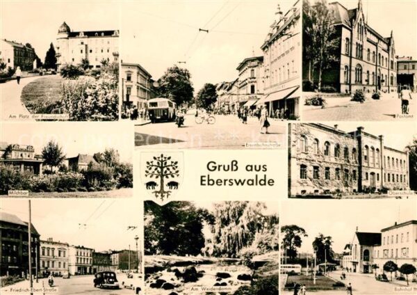 Eberswalde PdF Eisenbahnstr Postamt Milchbar Fried