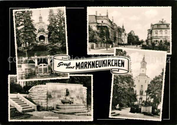Markneukirchen Kinderhort Stadtbrunnen Altes Rathaus