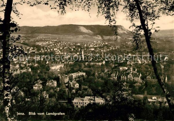 Jena Thueringen Blick vom Landgrafen