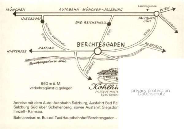 Schoenau Berchtesgaden Kohlhiasl Höh Lageplan – Bild 2