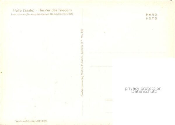 Halle Saale Theater des Friedens – Bild 2