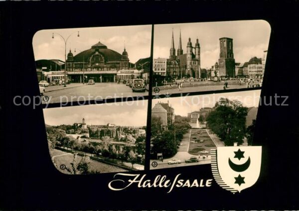 Halle Saale Hauptbahnhof Burg Giebichenstein Theate
