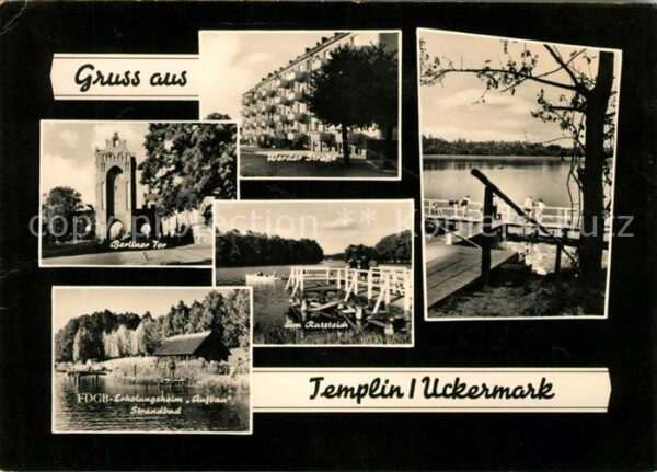 Templin Berliner Tor Werder Strasse FDGB Erholu
