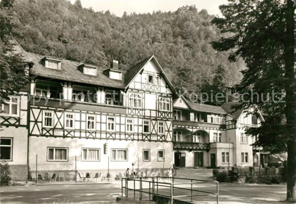 Bad Blankenburg FDGB Erholungsheim Albert Hähnel