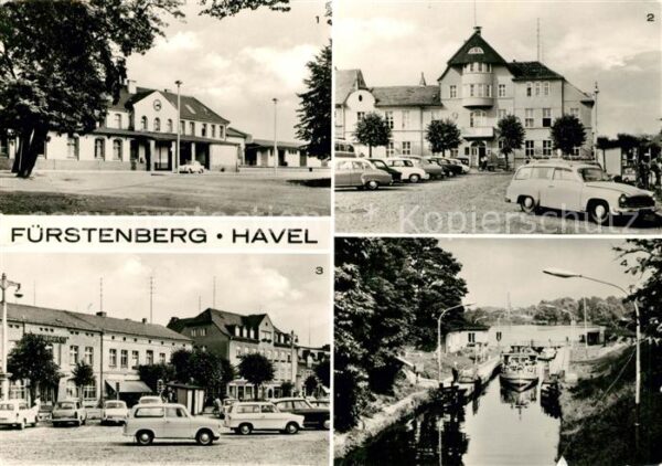 Fuerstenberg Havel Bahnhof Rathaus Marktplatz MS Zeuthen i