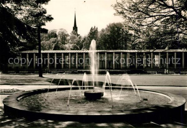 Bad Elster An der Wandelhalle Springbrunnen