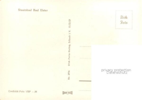 Bad Elster Marienquelle Panorama Badeplatz Kolonna – Bild 2