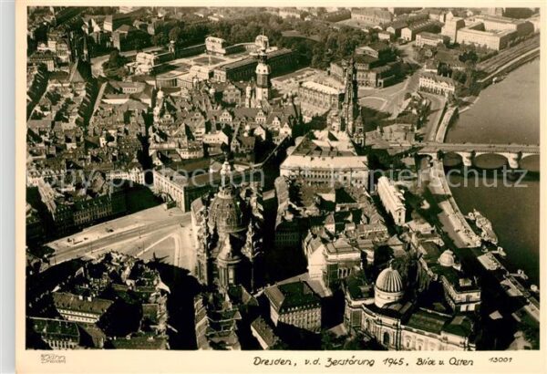 Dresden Fliegeraufnahme vor 1945