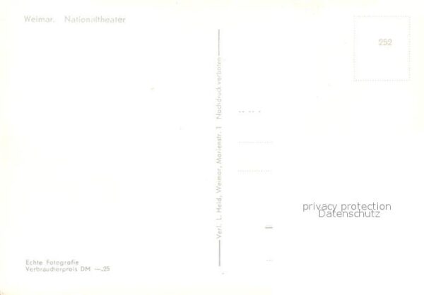 Weimar Thueringen Nationaltheater – Bild 2